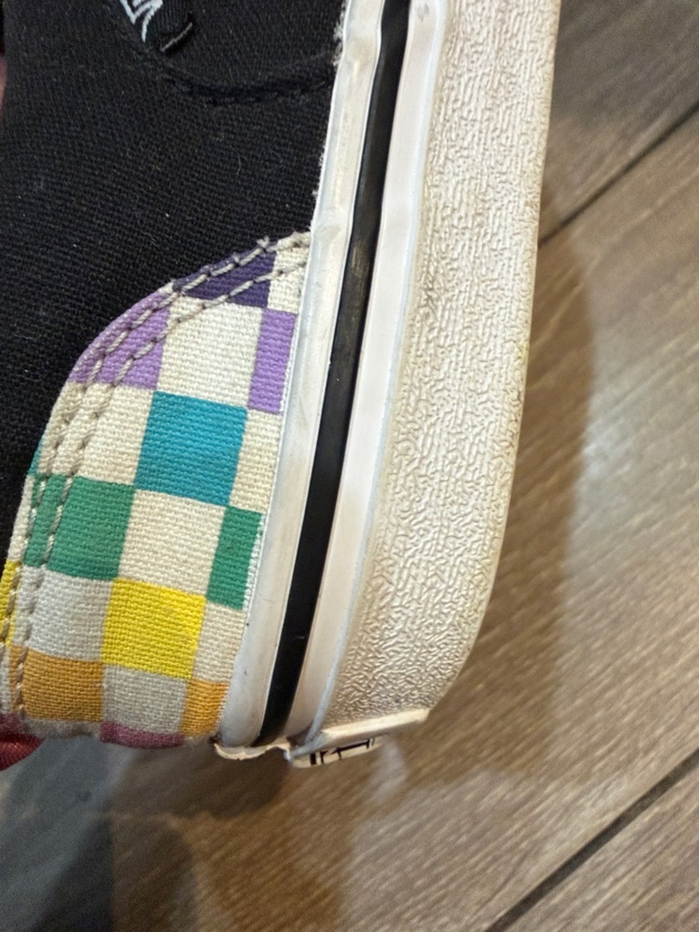 Vans Kids Multicolor Checkerboard Slip-On Sneakers - Picture 12 of 14